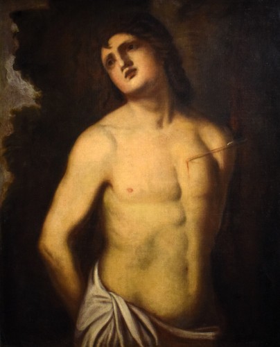 Tableaux et dessins Tableaux XVIIe siècle - Saint Sébastien - École de Bologne du XVIIe siècle